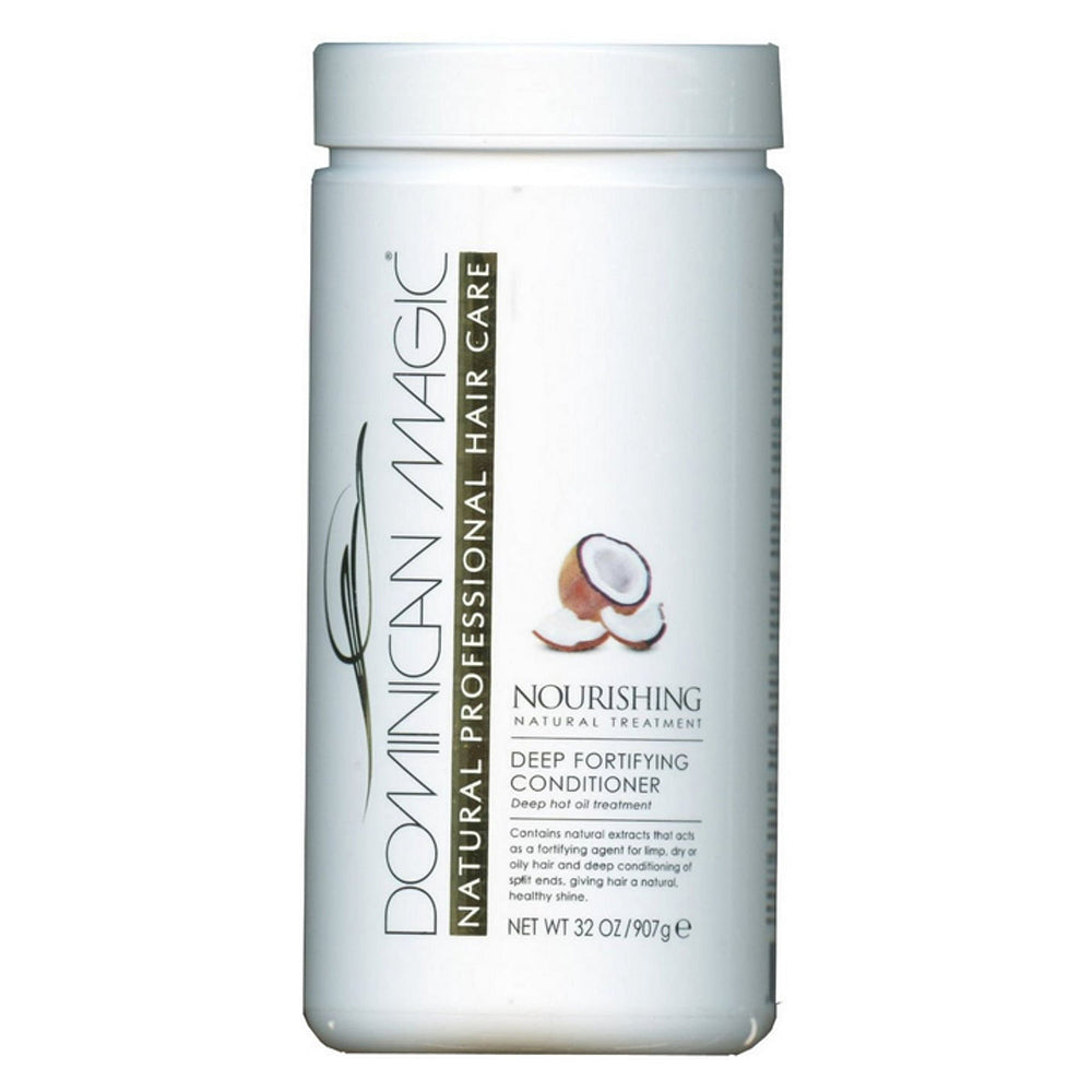 Dominican Magic Deep Fortifying Hair Conditioner for Repair Strength and Hydration 32Oz (907g)